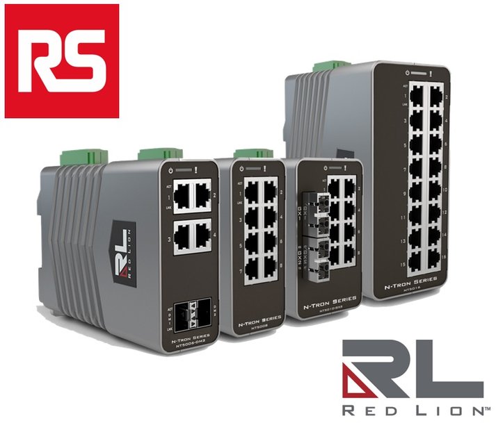 RS OFFERS RED LION’S NEW N-TRON SERIES NT5000 GIGABIT MANAGED LAYER 2 INDUSTRIAL ETHERNET SWITCHES